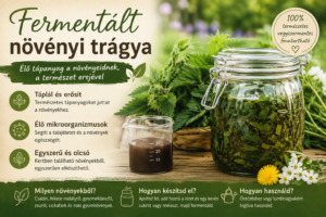 Élő tápanyag növényeidnek, fementált bio trágya házilag