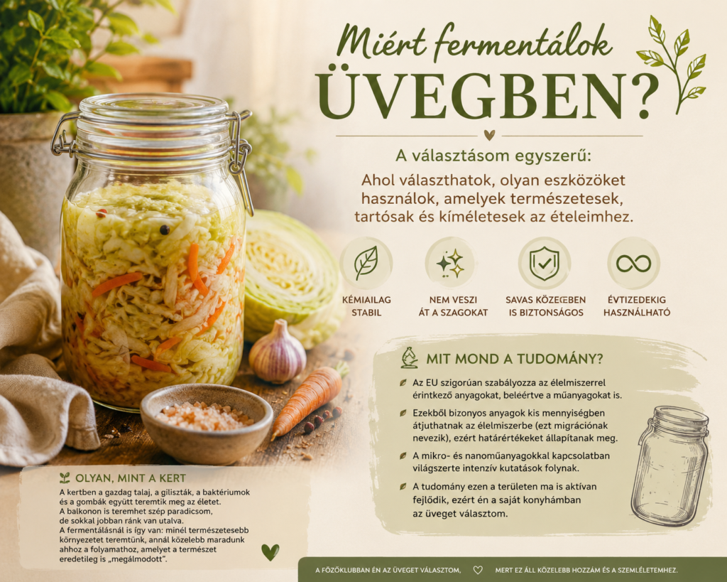 Miért fermentálok üvegben?